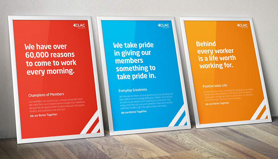 Alan Weaving, CreativeElements.ca, CLAC, brand, identity, logo, corporate stationery, poster, layout,&nbsp; print